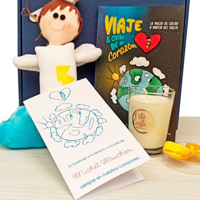 Anjerito - Libro - Vela - Tarjeta personalizada